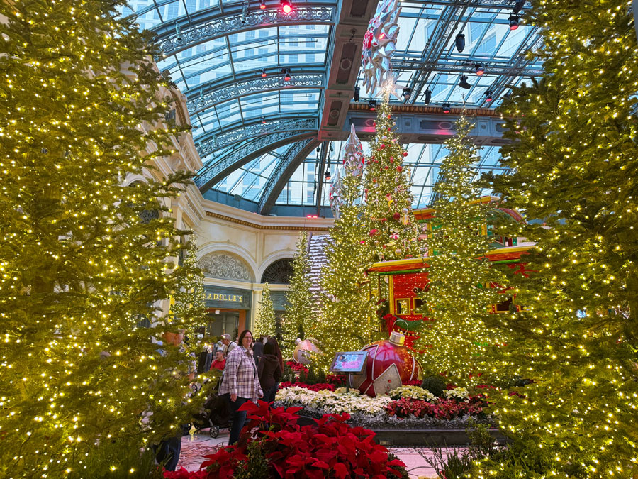 Christmas at the Bellagio Conservatory and Botanical Gardens, Las Vegas