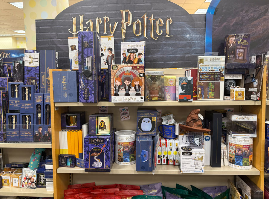 Harry Potter stand at Barnes & Noble