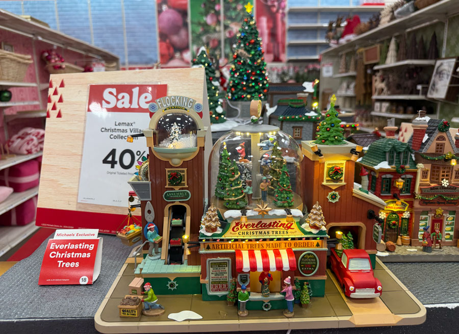 Michaels Exclusive - Lemax Christmas villages on sale at Michaels