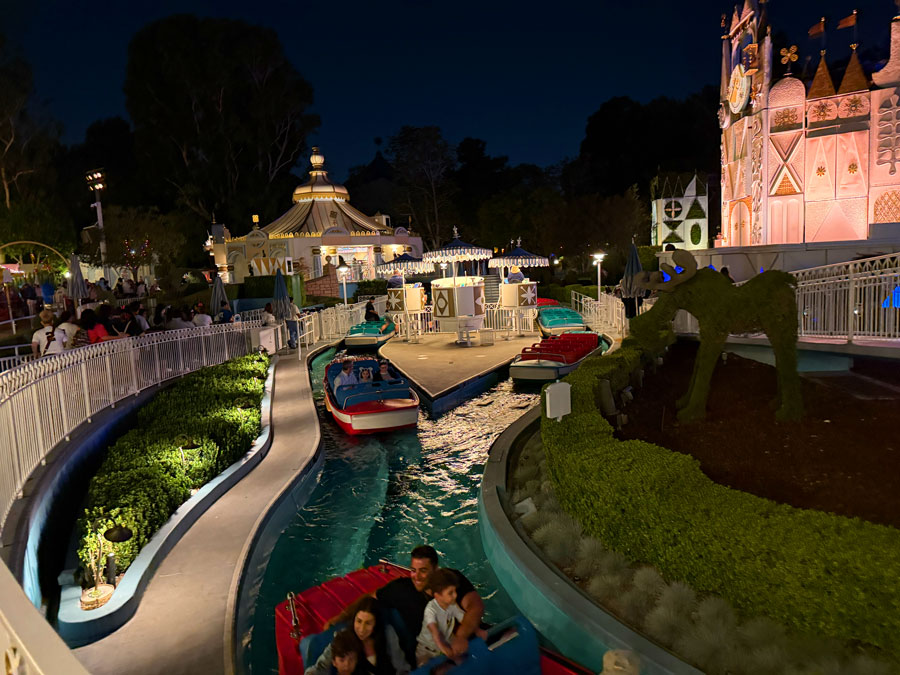 Nighttime "It's a Small World" at Disneyland