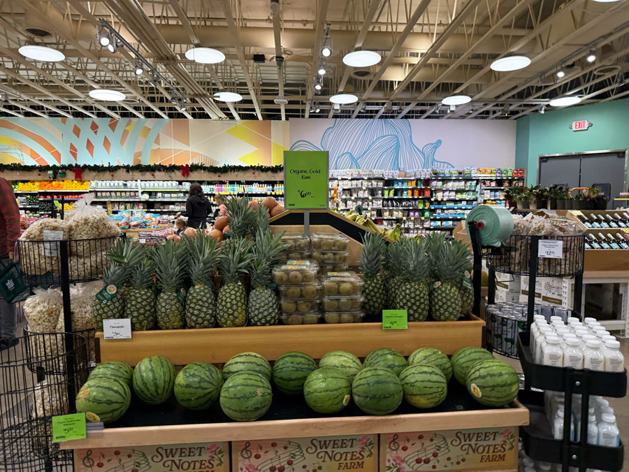 Organic fruits at Whole Foods Market, Sedona