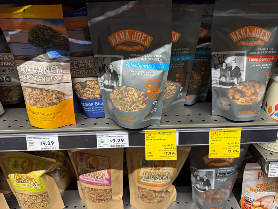 Organic Grain-Free, Sugar-Free Granola at Whole Foods Market, Sedona