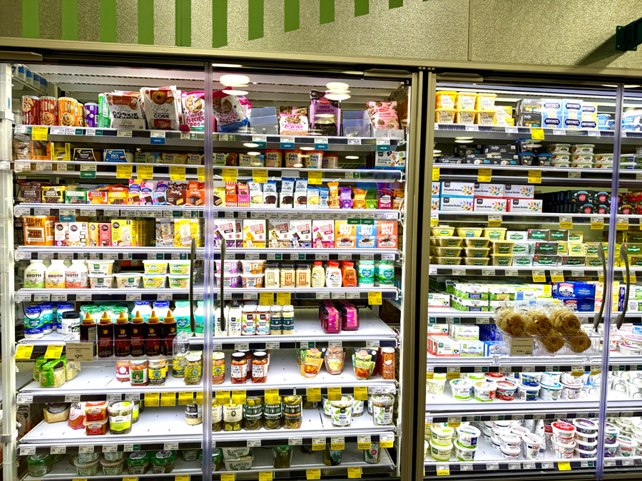 Refrigerated products at Whole Foods Market, Sedona