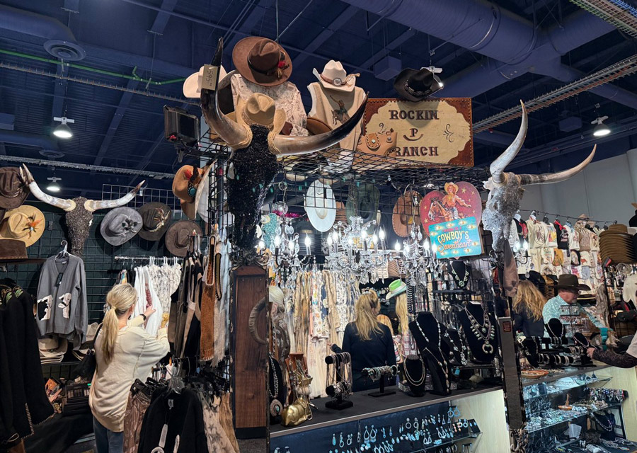 Rockin P Ranch stand at the Christmas 2025 event