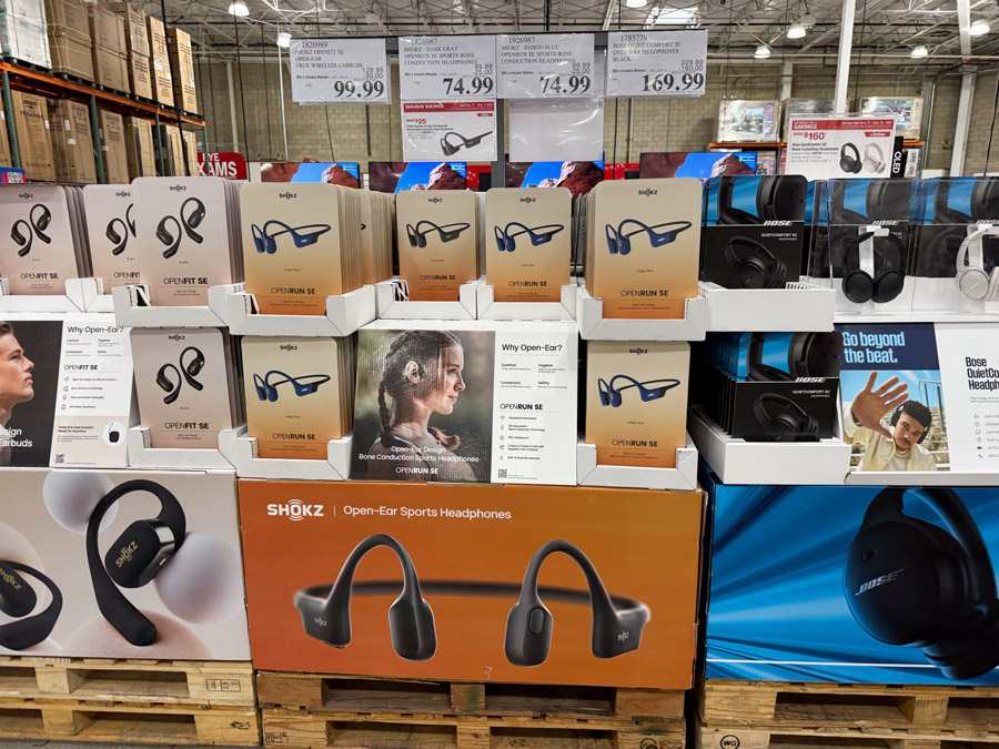 Shokz bone conduction headphones on Sale at Costco
