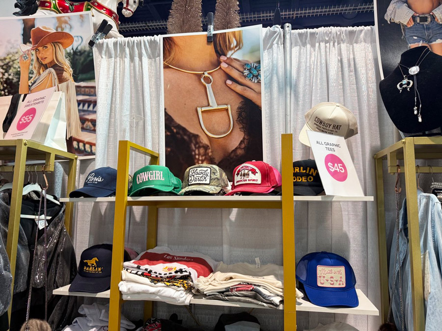 Trucker caps at the Christmas 2025 event