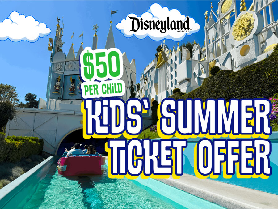 Limited Time: $50 Disneyland Kids’ Summer Tickets Offer for 2026