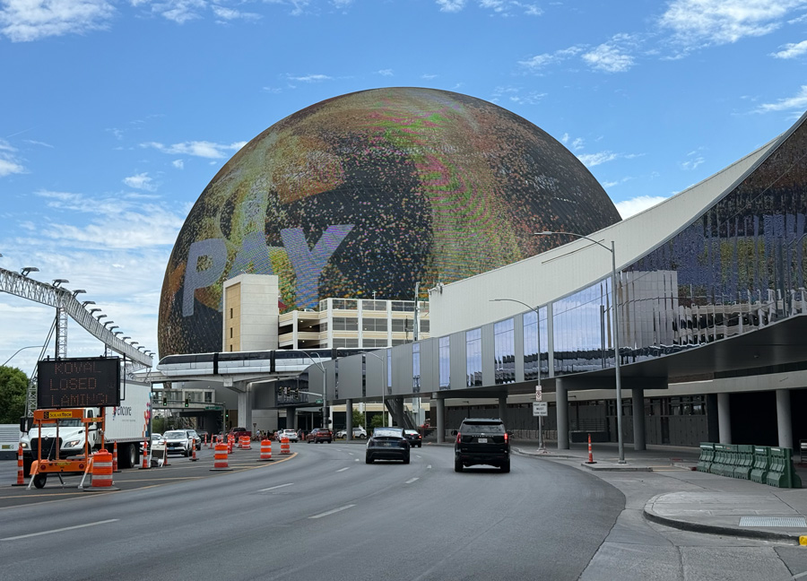 Exosphere – a huge LED screen in Las Vegas