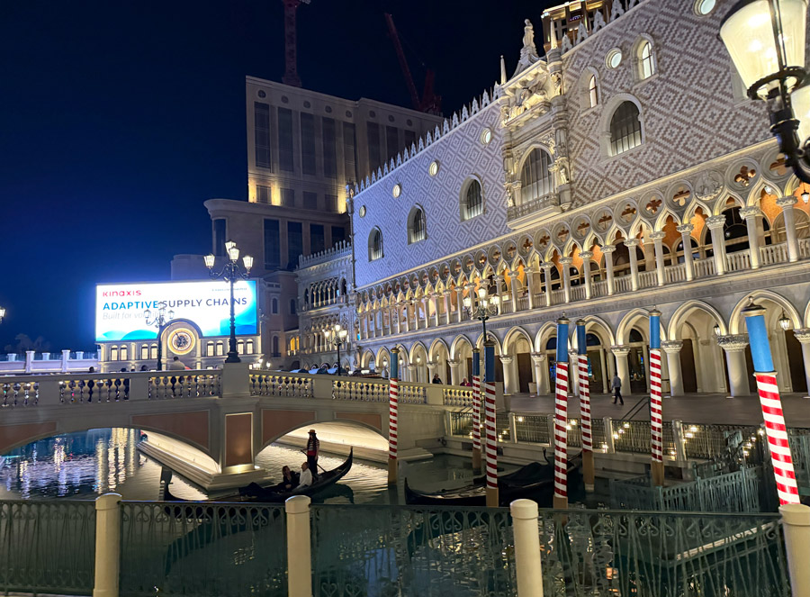 Gondola ride Venetian Hotel Las Vegas