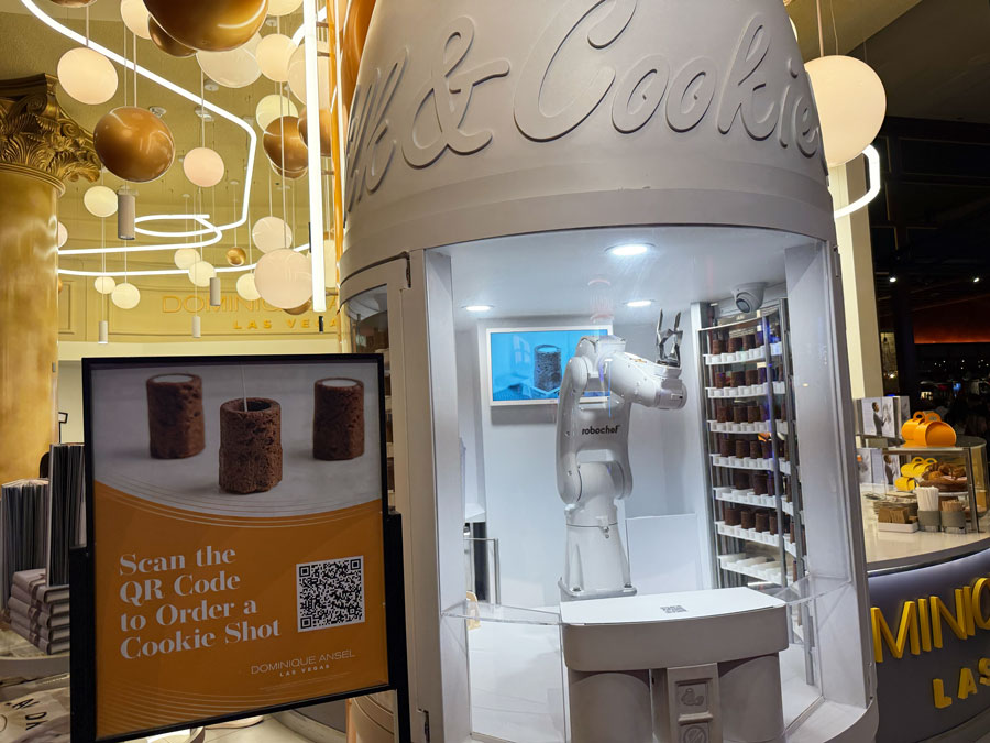 RoboChef cookie shot - Dominique Ansel, Las Vegas
