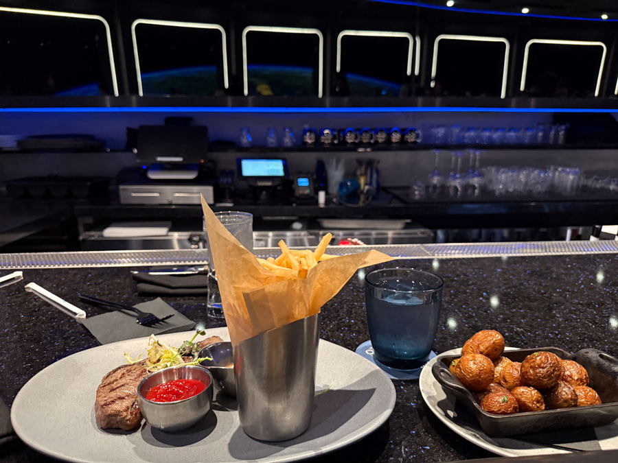 Space 220 - Interstellar steak and fries at EPCOT.