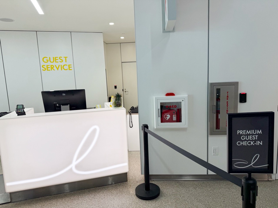 Brightline Orlando Premium Check-in and Guest service.