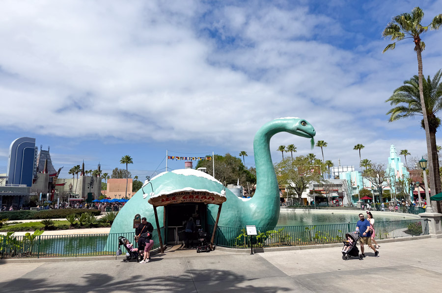 Disney's Hollywood Studios Gertie dinosaur ice.