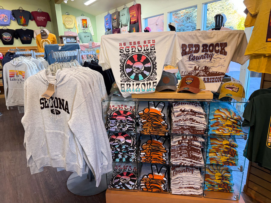 Sedona Arizona souvenir shirts and apparel