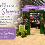 The Roger's Gardens June Shopping guide featuring the Lavender Festival, Father's Day gifts, and Fourth of July décor