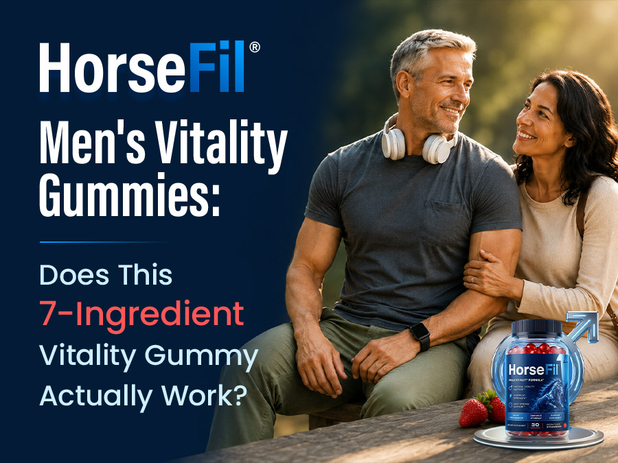 HorseFil Men’s Vitality Gummies 7-ingredient formula review for male energy and stamina
