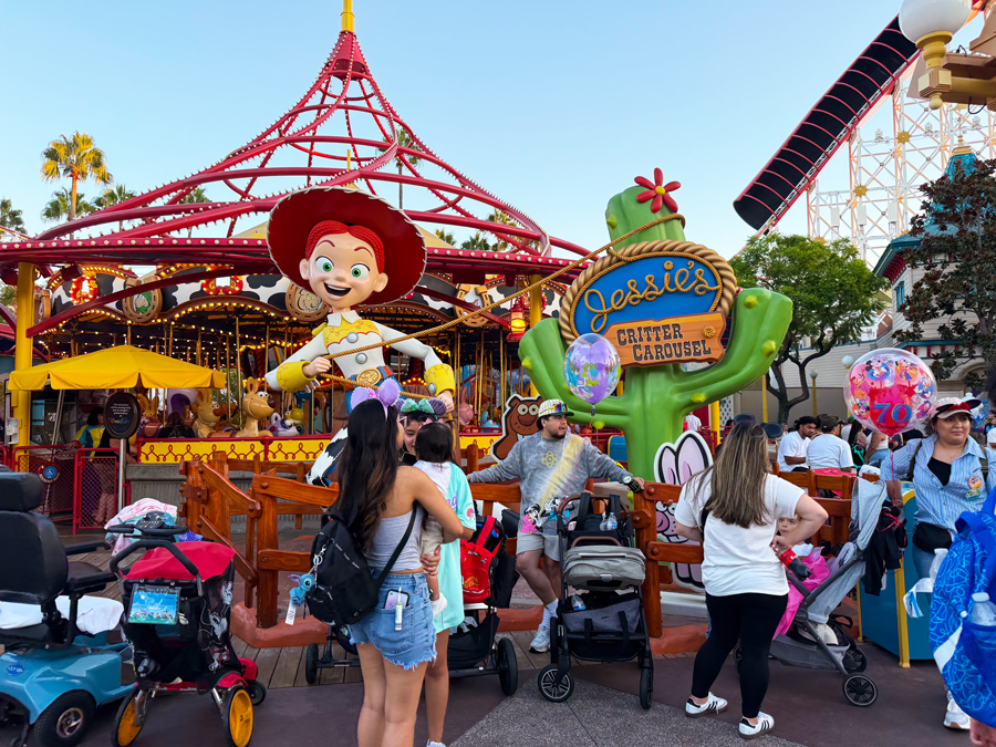 Jessie’s Critter Carousel at Disney California Adventure