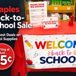 Staples Back-to-School Sale with school supply deals starting at just 25 cents