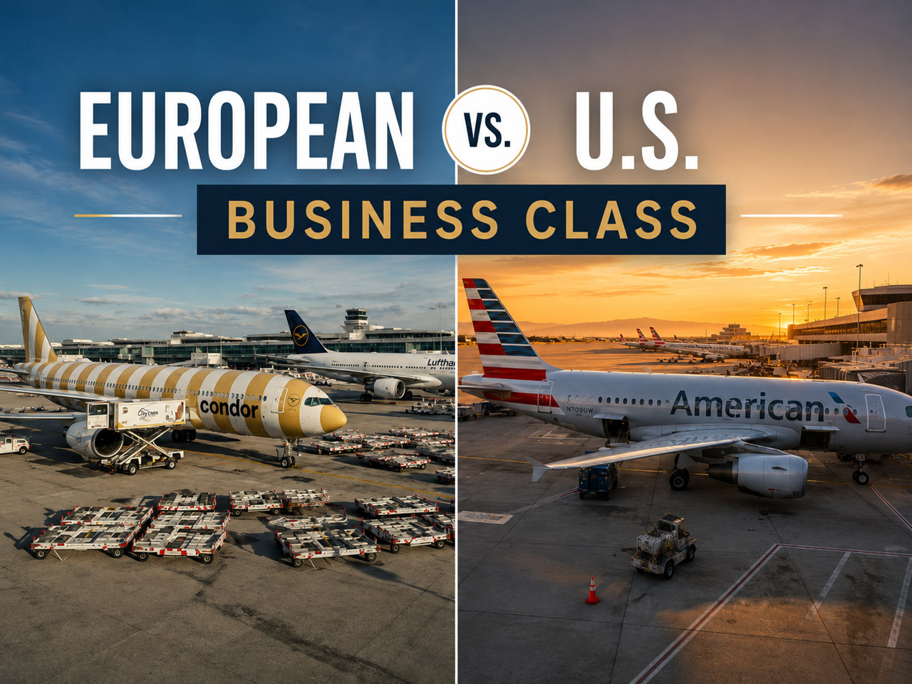 Flying Business Class in Europe vs. America: A Practical Comparison