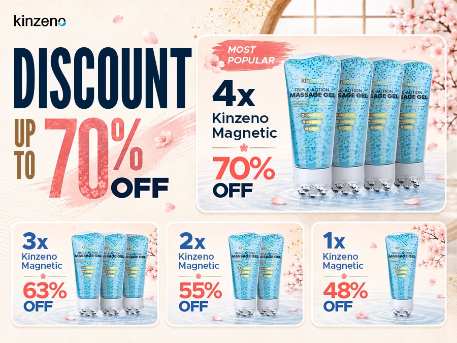 Kinzeno Magnetic Gel Roller Discount