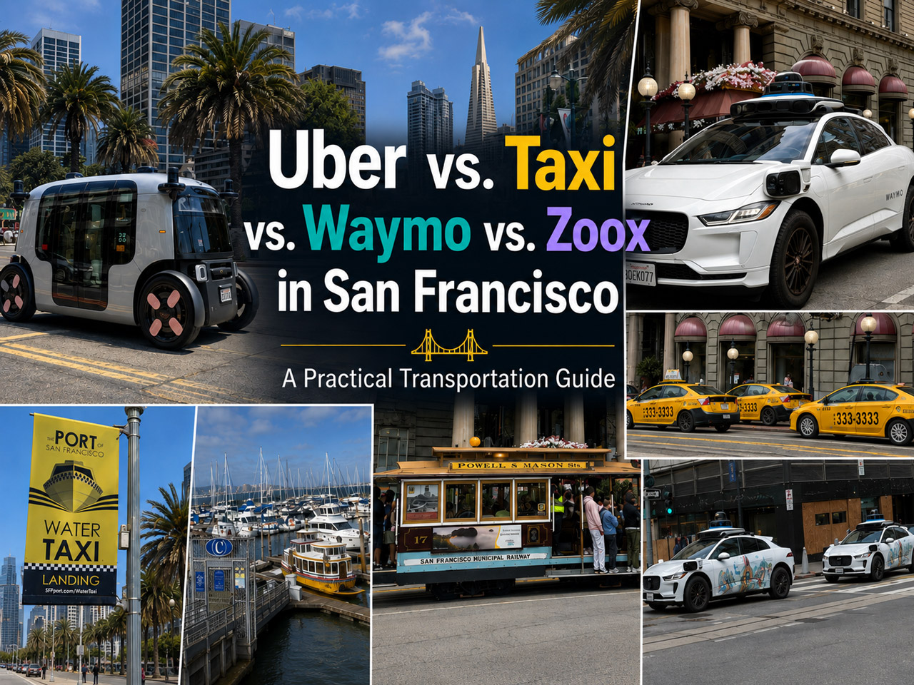 How to Get Around San Francisco: Uber, Taxi, Waymo, Zoox and More