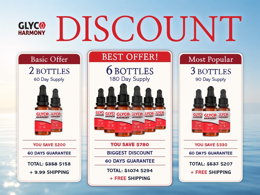 Save more with Glyco Harmony multi-bottle packages.