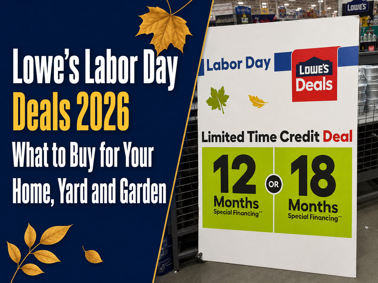 Shop Lowe’s Labor Day Sale: Fall Deals and Halloween Finds