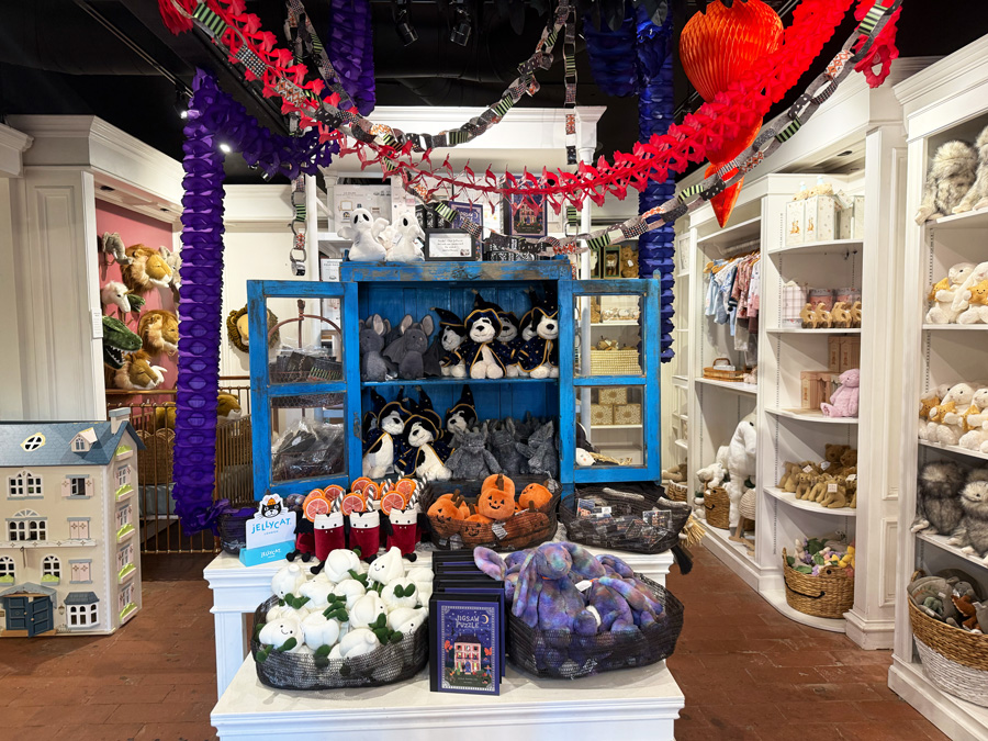 Halloween plush toys and seasonal gifts at Roger’s Gardens